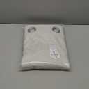 NICETOWN 100% Absolutely Blackout Linen Curtains with Thermal Insulated White Liner, Ivory, 52" Wide, 2 Pieces, Privacy Vertical Window Drapes for Office Laundry Living Room Windows 84 inch Long