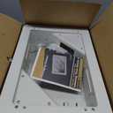in-Wall TV Box with Flange for Home Theater Installation, 11.9" x 8.4" Cord Hider for Wall Mounted TV, with 2 Outlets, Cable Bracket, LV Cable & 1-1/2" ENT Entrance, Ideal for New or Retrofit Job