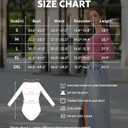 DAVID ARCHY Women's Long Sleeve Modal Soft Bodysuit Going Out Tops for Women (White, M)