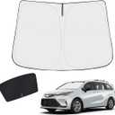 KUST Windshield Thicker 5-Layer Sun Shade Custom Fit for Toyota Sienna 2021-2025 2026 Accessories Front Windshield Sun Protectors Blocks Sun UV Rays