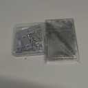 Hordion 120pcs Picture Frame Turn Button Fasteners, Picture Frame Clips Photo Frames Hardware Backing Clips with Screws for Hanging Pictures Drawing Photos, Black