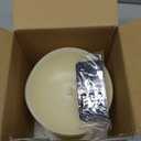 Flameless Candle - 5" x 7.5" Ivory - Flickering Moving Flame Pillar Candle, Includes Remote Control - Real Wax - 2 x C Battery Operated - Not Included