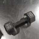 CAP Barbell Cast Iron Hex Dumbbell | Multiple Options (20 lb, Black, Single)