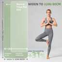 KEEP Extra Thick NBR Yoga Mat for Women & Men, 15mm Thick, 72x32 Large Exercise Mat with Non-Slip Workout Mat for Yoga, Pilates, Stretching, Meditation Wide & Cushioned Fitness Mat