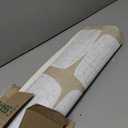RoomMates RMK12347PL Mid-Century Beads Peel and Stick Wallpaper, Tan, White