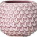 Bloomingville Stoneware Flower Pot Pinecone, Planter, 3,75'', Rose