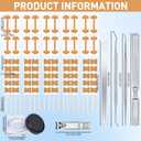 Ingrown Toenail Corrector Set with Breathable Ingrown Toenail Strips Curved Toenails Corrector Patch, File and Lifter Professional Pedicure Tools for Women and Man