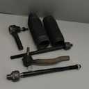 TRQ Front Steering Kit Steering Rack & Pinion Bellow Tie Rod Compatible with 2013-2018 Ram 1500