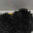 Women Shagy Furry Handbags Burgundy Fur Purse Fluffy Shoulder Bag Fur Hobo Bags Women