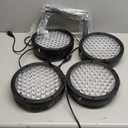 BETOPPER Stage Lighting 120W Par Light RGBW 4-in-1 Stage Lights, DJ Light DMX for Concert and Events,4 Packs