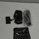 2 Pack Clip and Go Strap for Phone with Wallet Crossbody - Phone Strap Crossbody with Zippered Pouch, Multifuctional Adjustable Cell Phone Lanyard for Going out (Black + Black)