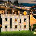 imprsv 4FT Marquee Letters Large Light Up Letters for Birthday Party Decor Wedding Decorations, Marquee U for Party Decoration Large Signs Arch Kit Decorations