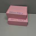 2 x Travel Jewelry Organizer Case with Zipper and Mirrored Charm, Small Portable Jewelry Storage Bag for Rings, Necklaces, Earrings, Travel Pouch, Gift for Teen, Holographic Pink