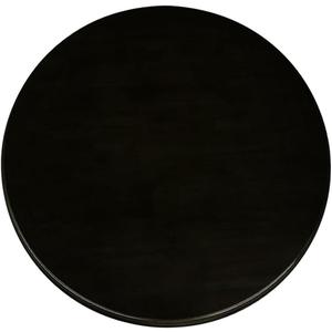 Large Lazy Susan Turntable Wooden Round Tray Rotating for Dining Table Top | Centerpiece Silent Smooth SpinBy Hand Kitchen Turntable Organizer, Easy to Clean (Black, 35.4 in)