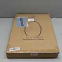 BLOFDE Elongated Toilet Seat Wood Toilet Seat Prevent Shifting with Zinc Alloy Hinges American Standard Size Toilet Seat Easy to Install also Easy to Clean (Elongated, Sapphire Blue)