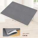 Sycoodeal Office Chair Mat for Hardwood Floor,Slip Resistant Floor Mat for Rolling Chairs,Easy to Clean,Large Floor Protector Office Computer Gaming Chair,Grey(36"x55")
