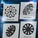 SCITOO Premium 16 Inch Hubcaps Set of 4 Wheel Rim Cover OEM Style Easy Snap On Car Truck SUV Hub Cap Replacement for Dodgefor Honda,for Mazda,for Kia,for Ford,for Mitsubishi,for Hyundai,etc.