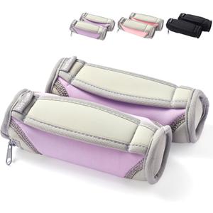 AceSpear Hand Weights for Women Men 2lbs Soft Dumbbells of 2, Detachable Walking Weight for Aerobics, Jogging, Running (Purple)