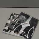 2 x Artoid Mode Black Ghost Spooky Halloween Kitchen Towels Dish Towels, 18x26 Inch Quick Dry Microfiber Cloth Hand Towels for Kitchen Drying Set of 2