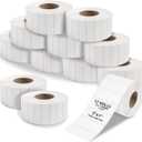 3" x 1" Direct Thermal Labels, 1300 Labels/Roll, Commercial Grade, Permanent Adhesive, Compatible with Most Thermal Printers(12 Rolls)