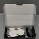 TECOMLIGHT LED Puck Lights with Remote Control, Battery Operated Wireless Closet Light, Under Cabinet Lighting Stick on Tap Push Lights, Color Changing Under Counter Light for Kitchen, 6 Pack - Black