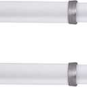 48-84 in. Adjustable Petite Round Sash Rod, 2-Pack, 7/16 in. Diameter, White