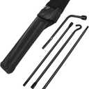 SCITOO Compatible for 2005-2021 for TOYOTA Tacoma Spare Tire Tool with 1 Lug Wrench Tool 1 Hook Segment 2 Extension Segments 091150C030 091500R010