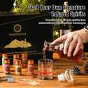 Alcohol Infusion Kit,16 Natural DIY Whiskey Making Kit for Infusing Bourbon,Rye, Gin, Vodka,Tequila, Rum with Custom Botanicals, Perfect Alcohol Infusion Kits Stocking Stuffers for Men, Dad, Husband