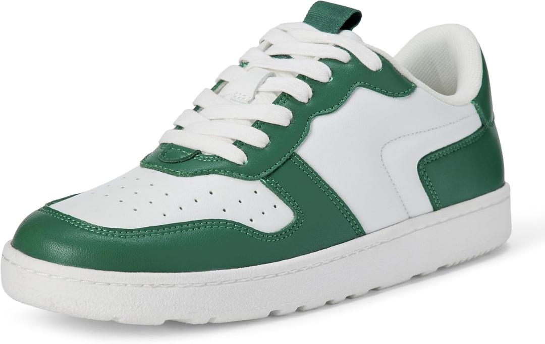 Amazon Essentials Women's Low Top Court Sneakers with Padded Collar