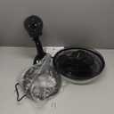 Comfort Zone Oscillating Table Fan with Adjustable Tilt, Convenient Push Button Controls, Quiet, 12 inch, 3 Speed, Desk Fan, Airflow 7.25 ft/sec, Ideal for Home, Bedroom, Dorm & Office, CZ121BK