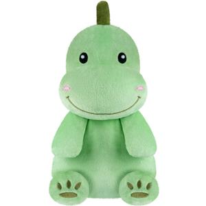 Dinosaur Microwavable Heating Pad for Belly, Neck & Shoulders, Heatable Plush with Moist Heat, Removable Plush Cover, Unscented Natural Fill, Adorable Surprise Present, 6.88" x 10.6", 1.46 lb