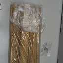 LazBlinds No Drill Bamboo Roman Shades, 20" W x 48" H, Star-Brown