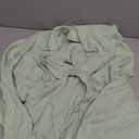 Womens Button Down Shirt Oversized Long Sleeve Gauze Tops Casual Boyfriend Button Up Shirts Dressy Blouse Summer (3X-Large, Sage Green)