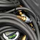 MIKKUPPA 4 Tire Inflation System - 4 Tire Inflation Deflation System, Tire Pressure Equalizer with Quick Coupler Adaptor Closed Flow Air Chuck for Car Trucks Off Road Vehicles Up to 155" Wheelbase