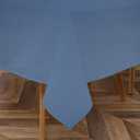 Majestic Giftware PVC Faux Leather Rectangle Tablecloths | (TCE31-54200) Sky Blue Waterproof & Spill Proof Dining Table Cover | Decorative Washable Tablecloth for Home, Kitchen, Party (54X200)
