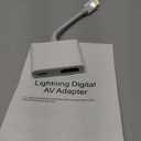 [Apple MFi Certified] Apple Lightning to HDMI Adapter for iPhone to TV, 1080P Digital AV Adapter 4K Sync Screen Connector Cable Compatible for iPhone 14 13 12 11 XS XR X 8 to HDTV Projector Monitor