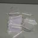 ANZNKU 50PCS White Organza Bags 3x4, Small Gift Bags Bulk for Sachet Jewelry Candy Treat, Mini Mesh Bag Drawstring for Wedding Bridal & Baby Shower, Party Favor Bag for Easter Mothers Day Birthday (1 Count (Pack of 50))