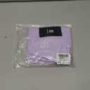 SUUKSESS Women Sexy Mesh Sheer Crop Tank Tops Sleeveless Ruched Going Out Tops (Medium, Purple)