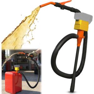 5 Gpm Cordless Fuel Transfer Pump, Portable Gas Transfer Pump Compatible with De. walt 20V Batteries, Inclusion 34" Hose for Diesel, Gasoline(Without Battery)