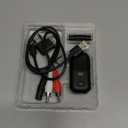 Bluetooth 5.4 Transmitter Receiver for 2 AirPods/Headphones, 2-in-1 Airplane Bluetooth Adapter with Mic for Hands-Free Calls, Low Latency, Wireless Audio Adapter for Travel Flight TV Speakers