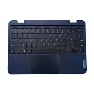 Replacement for Lenovo Windows 500w 300w Gen 3 Laptop Upper Top Cover Case Palmrest US Keyboard Touchpad Assembly Part 5M11C85684 NWW NWL No Camera (Palmrest+Keyboard+Touchpad)