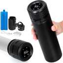 Electric Insulin Cooler Travel Case, USB Charger & Biogel Ice Box - Unlimited Hours, 35-68F Custom & Display Temperature Medical Cooler, TSA Approved Diabetic Medication Refrigerator (Black)