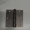 12 Pack Door Hinges, 3.5 x 3.5 Inch Oil Rubbed Bronze Hinges for Wood Square Corners Interior Hinges for Standard Flat/Bedroom, 3 1/2 Inch Door Hinges for Residential Doors
