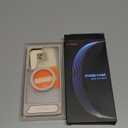 TORRAS Strong Magnetic & Seamless Stand for Samsung Galaxy S25 Ultra Case, Fit for MagSafe, Mil-Grade Drop Protection, Kickstand for Samsung Galaxy S25 Ultra Case, Translucent Back/Gold Edge