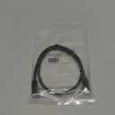 Monoprice Cat6 2ft Black Patch Cable UTP 24AWG 550MHz Pure Bare Copper Snagless RJ45 Flexboot Series Ethernet Cable