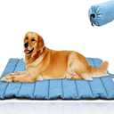 Outdoor Dog Bed, Waterproof, Washable, Large Size, Durable, Water Resistant, Portable and Camping Travel Pet Mat (Blue)