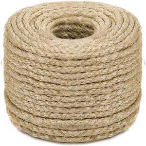 Sisal Rope for Cat Scratching Post Tree Tower Replacement for Repairing Recovering or DIY Scratcher 4mm 1000ft (Natural)