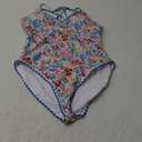 Jolefille Modest One Piece Swimsuits for Women Tummy Control Cute Bathing Suit Full Coverage Floral Swim Suit for Teens Girls (X-Large)
