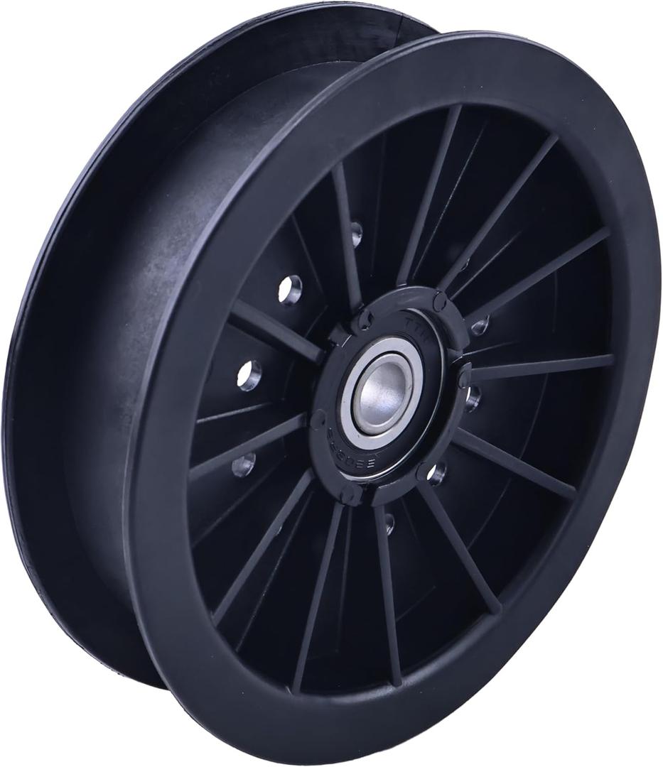 DVPARTS Flat Idler Pulley 280-926 Compatible with Hustler 784504 Exmark 109-0977 FasTrak and Mini FasTrak