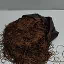 YaoYue Beaded Curtain Door String Curtains for Doorway Tassels Beads Hanging Fringe Hippie Room Divider Window Hallway Entrance Wall Closet Bedroom Privacy Decor ( Dark Brown, 39" W x 79" L, Pack of 1)